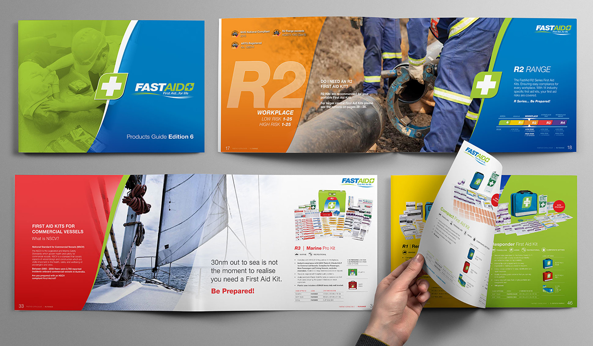 FastAid Product Brochure Design