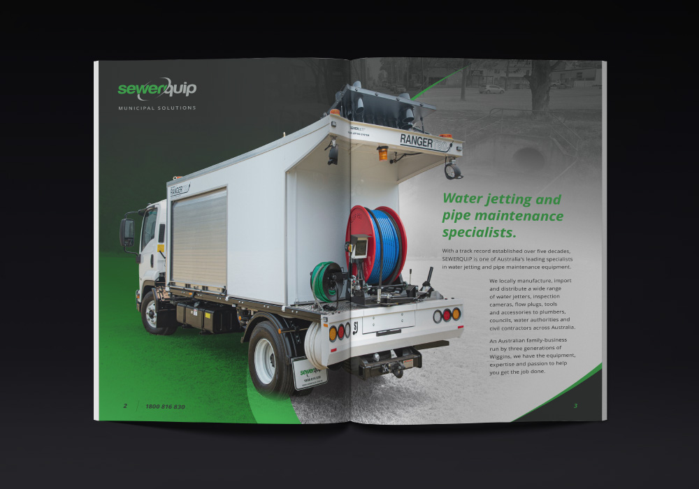 Sewerquip Corporate Brochure Design